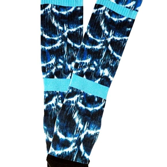 SOLE OPTIONS Blue Ruin Crew Sock Tye Dye - Picture 2 of 2